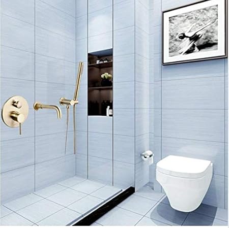 Grifo de la bañera baño de latón Mezclador de pared grifo de la ducha