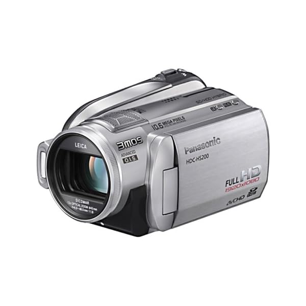 Panasonic HDC-HS200 EG-S Full HD-Camcorder (SD/SDHC-Card, 80 GB Festplatte, 12-fach opt. Zoom, 6,9 cm (2,7 Zoll) Display… – Bild 5