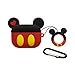 Airpods Pro Case (2019), AKXOMY Cute Cartoon Mickey Mouse Airpods Pro Case Cover with Ring Keychain for Apple Air Pods Pro Cover for Girls Kids Women (Mickey Mouse)