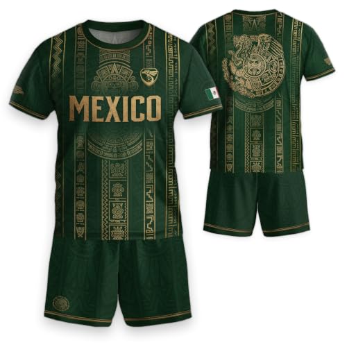Mexico Kids Soccer Jersey Sets for Soccer Fans, Mexico Jerseys Kids 5 (M) at Amazon