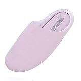 WILLIAM&KATE Indoor Slippers Soft Bottom Home Autumn Winter Wood Floor Couple Cotton Men Women Warm Non-Slip Slippers (7-8B US/38-39, Pink)