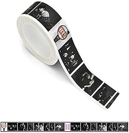 Onuneed Bts マスキングテープ 防弾少年団 和紙テープ Tata Cooky Shooky Chimmy Koya Mang Rj 和紙製 テープ ラッピング デコレーション Diy 工芸品 ギフト 装飾用 パーティー 剥がしやすい ボウダン 手帳シール 手帳テープ Love Yourself 転 Tear A