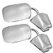 Pair of Manual Side View Stainless Steel Mirrors Replacement for GMC Chevrolet Pickup Truck SUV Van 996220