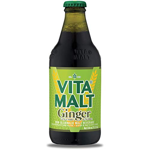 Vita Malt Ginger, NonAlcoholic Malt Beverage, 11.2oz Glass Bottle