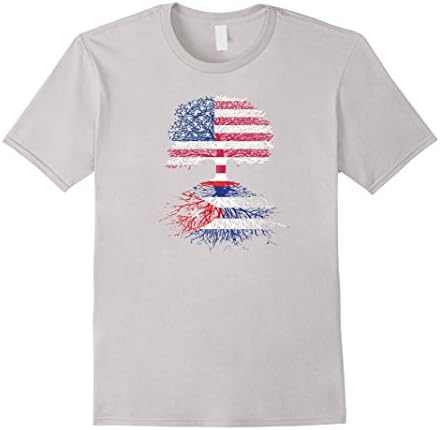 Men's American Citizen with Cuban Roots T-Shirt XL Silver