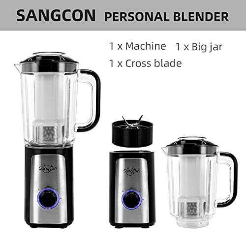Sangcon personal blender,smoothie blender,fruit juice mixer,countertop