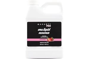 MakarttPro Strawberry Scented Monomer for Acrylic Nail Sets and Acrylic Nail Kit, 16oz - Medium to Fast Setting, MMA Free, Made in USA, Professional Quality Acrylic Liquid