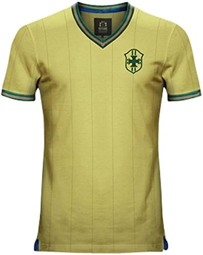 Vintage Brazil Home Soccer Jersey