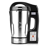 Hometech HS-03G 800W Jug Stainless Steel Electric Soup Maker Machine Smoothie Maker Blender with 56 Oz Capacity (Recipes Included)