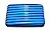Scansafe Fashionable Aluminum Wallets Identity Theft Blocker - Designer Collection (Blue)