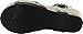Refresh Mara-06 Womens Ankle Strap Comfort Wide Band Platform Wedge Sandals, Black, 8