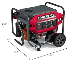 Powermate PM4500E 4,500-Watt Gas-Powered Portable