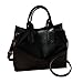 Hot Sale! Clearance! Women Bag,Todaies Women Leather Handbag Messenger Shoulder Bag Satchel (32cm(L)25(H)11cm(W), Black)