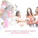 Pink White Balloon Garland kit,Elephant Baby Shower Decoration Luxury Arch, Baby Shower,Birthday Party Decorations,Pump Backdrop Elephant Versatile Backdrop Baloon