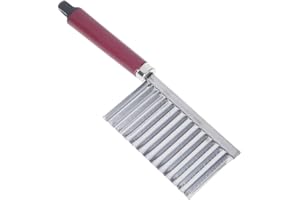 Rofawee Potato Ripple Knife Crinkle Cutter Wavy French Fry r Vegetable Salad Chopping Knife Stainl Steel Wavy r Wavy Vegetabl