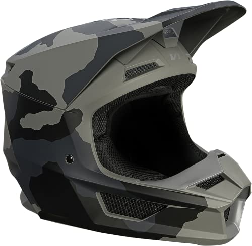 Fox Racing V1 Core Motocross Helmet, Trev Black Camo, XX-Large in