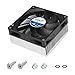 ARCTIC Alpine M1 - Whisper Quiet CPU Cooler for AMD Socket AM1 I 80 MM Low Speed Fan I Easy Installation and Long Service Life - Black/Grey