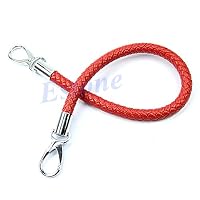 Sarora Handbag Strap，Round DIY Replacement Convenient Purse Handle Shoulder Bag Handbag Strap Rope (Red)