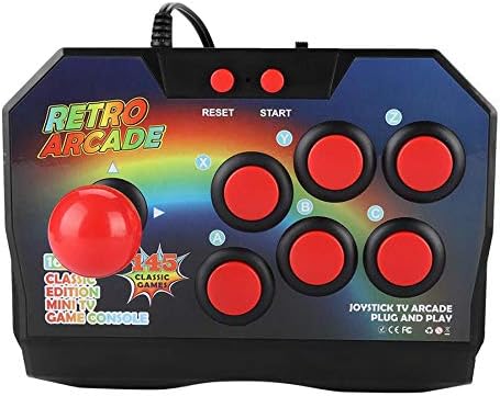 Sxpc ゲームパッド アーケードゲーム ビッグロッカー ジョイスティック 16ビットゲームコンソール ゲームコントローラー 快適ハンドル