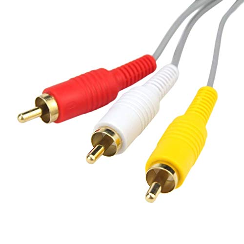 AV Cable for Wii Wii U, AV Cable Composite Retro Audio Video Standard Cord for Nintendo Wii Wii U