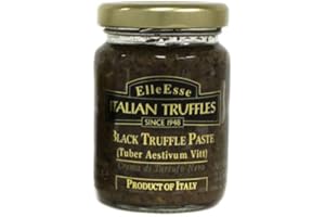 ELLEESSE Elle Esse Italian Black Truffle Paste - 3.14 oz Jar, Gourmet Summer Truffle, Rich & Earthy, Imported from Italy, Perfect for Sauces & Truffle Bruschetta, Authentic Flavor for Chefs