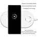 Dual Wireless Fast Charger, 2-in-1 Wireless Charging Pad Induction Charger Base for Apple Watch Series 4/3/2/1 & iPhone XS Max iPhone 8 Plus Samsung Galaxy S8/S9/Plus/Note 8/S7 & All Qi-Enabled Device