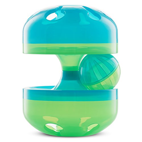 BOSHEL Cat Toys - Cat Treat Dispenser Toy - Cat Roller Toy with Cat Toy Ball Track Feature - Interactive Food Dispensing Treat Ball Toy - IQ Cat Toy - Cat Interactive Toy Ball - Playful Fun Cat Toys