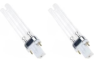 2-Bulbs Anyray 13W Replacment Bulb for SunSun JUP-23 Pump 13 Watt UV G23 2 Pin Base 13Watts