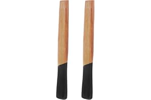 Mobestech Hammer Handle Replacement 2Pcs Wooden Hammer Handles Smooth Grip Durable Wood Construction Fits Claw Mallet Repair 