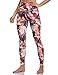 Colorfulkoala Women’s High Waisted Pattern Leggings Full-Length Yoga Pants (S, Abstract Blossoms)thumb 1