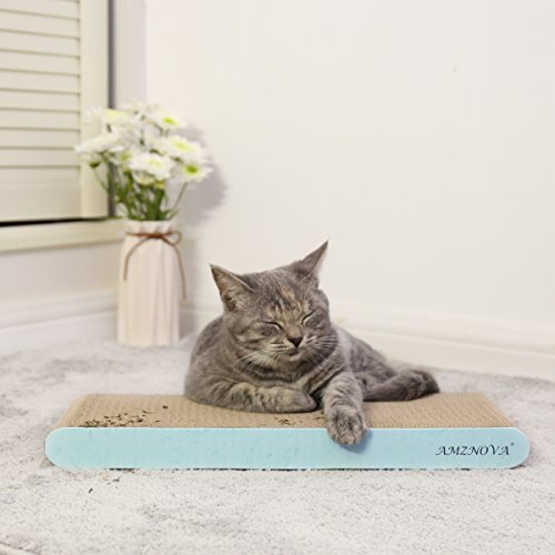 AMZNOVA Cat Scratcher, Cardboard Cat Scratchers, Durable & Recyclable