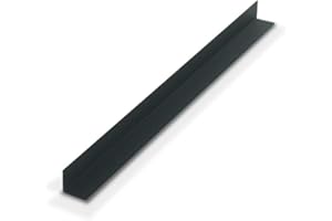 Outwater Plastics 1933-Bk Black 1/2 Inch X 1/2 Inch X 3/64 (.047) Inch Thick Styrene Plastic Even Leg Angle Moulding 36 Inch Lengths (Pack of 4)
