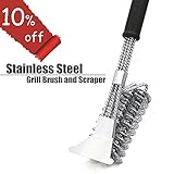 EOYIZW Grill Brush, Scraper & Best BBQ Brush - Safe 100% Rust Resistant 18