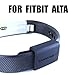 BANDCUFFS brand security loops for Fitbit Alta (2 Pack) - Select your color (Simply Black)