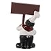 AUNMAS Chef Figures Statue, French Chef Welcome Board Decorative Figurine, Crafts Statue Ornament for Home Bar Coffee Shop Decor