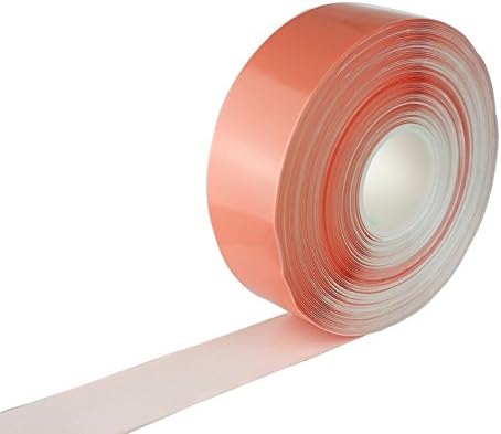 PermaStripe White Embossed Floor Tape -Thickness 39mils, 4-Inch x 98 Foot Roll