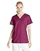 Cherokee Women's WW Flex V-Neck Scrub Top, Wine, Medium
