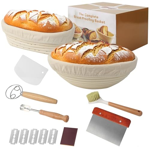 Heißer Tipp: Aktuelles Angebot: Gärkorb Brot Set,23 cm Gärkorb... für sagenhafte 21,25€. Heute noch zuschlagen!