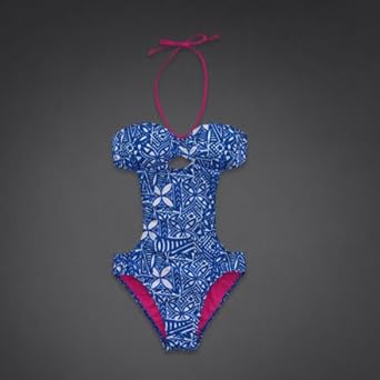 Amazon Hollister Co ホリスター レディース Swim ワンピース 水着 ブルー 並行輸入品 Mサイズ ワンピース 通販