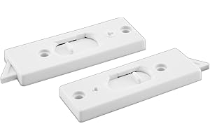 Prime-Line Products F 2801 Vinyl Window Tilt Latch with Lock, White, 1 Pair