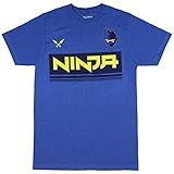 Ninja Shirt Men's NinjasHyper Logo Ninja YouTube T-Shirt (XX-Large) Blue