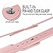 AdMaster Silicone Compatible for Apple Watch Band and Replacement Sport iwatch Accessories Bands Series 4 3 2 1 Pink Sand 38mm/40mm S/M