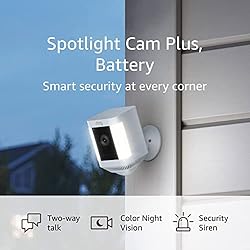 Like-New Ring Spotlight Cam Plus, Battery | Two-Way