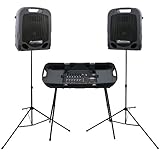 Peavey Escort 3000 PA System, Complete With Two Speakers, Mixer and Stands