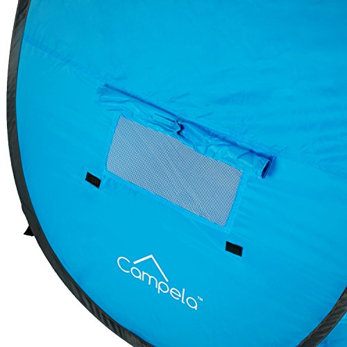 Campela Baby Beach Tent Pop Up Sun Shelter - UV Protection Beach Shade for Toddler, Infant and Family. Camping Gear Size 58'x43'
