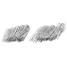 Ailejia Curtain Pleater Tape Hooks Stainless Steel 4 Prong Drapery 45-pcs Pinch Pleat Curtain Drapery Hooks