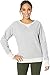 Champion Women's Fleece Boyfriend Crew Sweatshirt, Oxford Grey Oatmeal Heather, Large