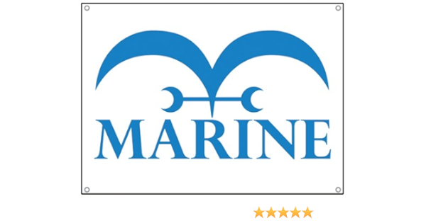 Amazon Com One Piece Marines Flag Wall Scrolls Patio Lawn Garden