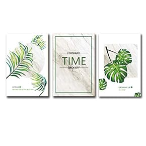 3 Panel Canvas Wall Art Hopeful Quotes Canvas Prints Painting Wall Decor for Living Room Wooden Framed Home Decorations - 16"x24" x 3 Panels