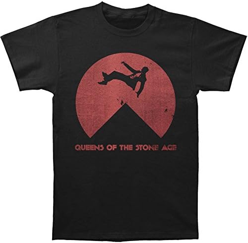 Queens of The Stone Age Men's Near Death Slim Fit T-Shirt Medium Black